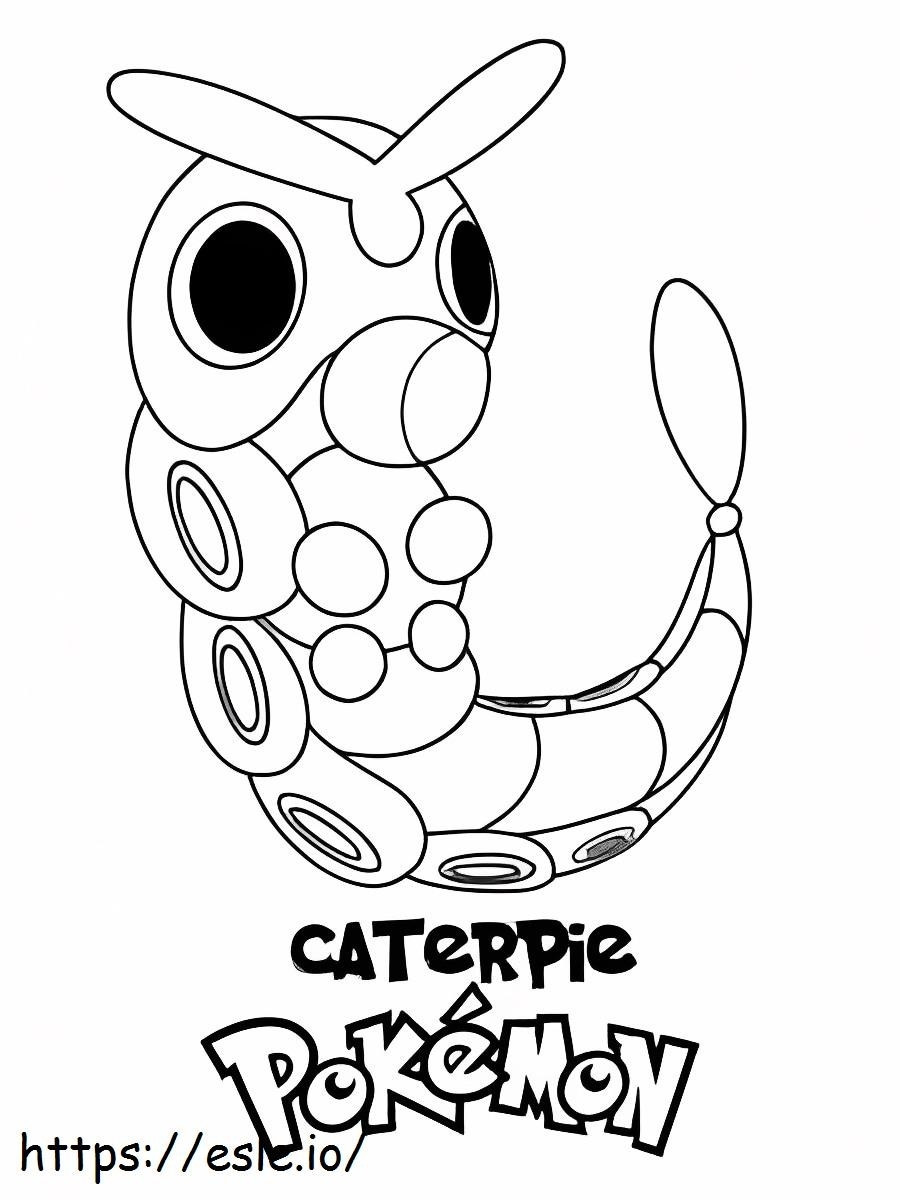Caterpie 2 coloring page