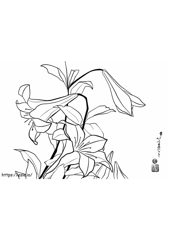 1533087540 Zambaklar Hokusai A4