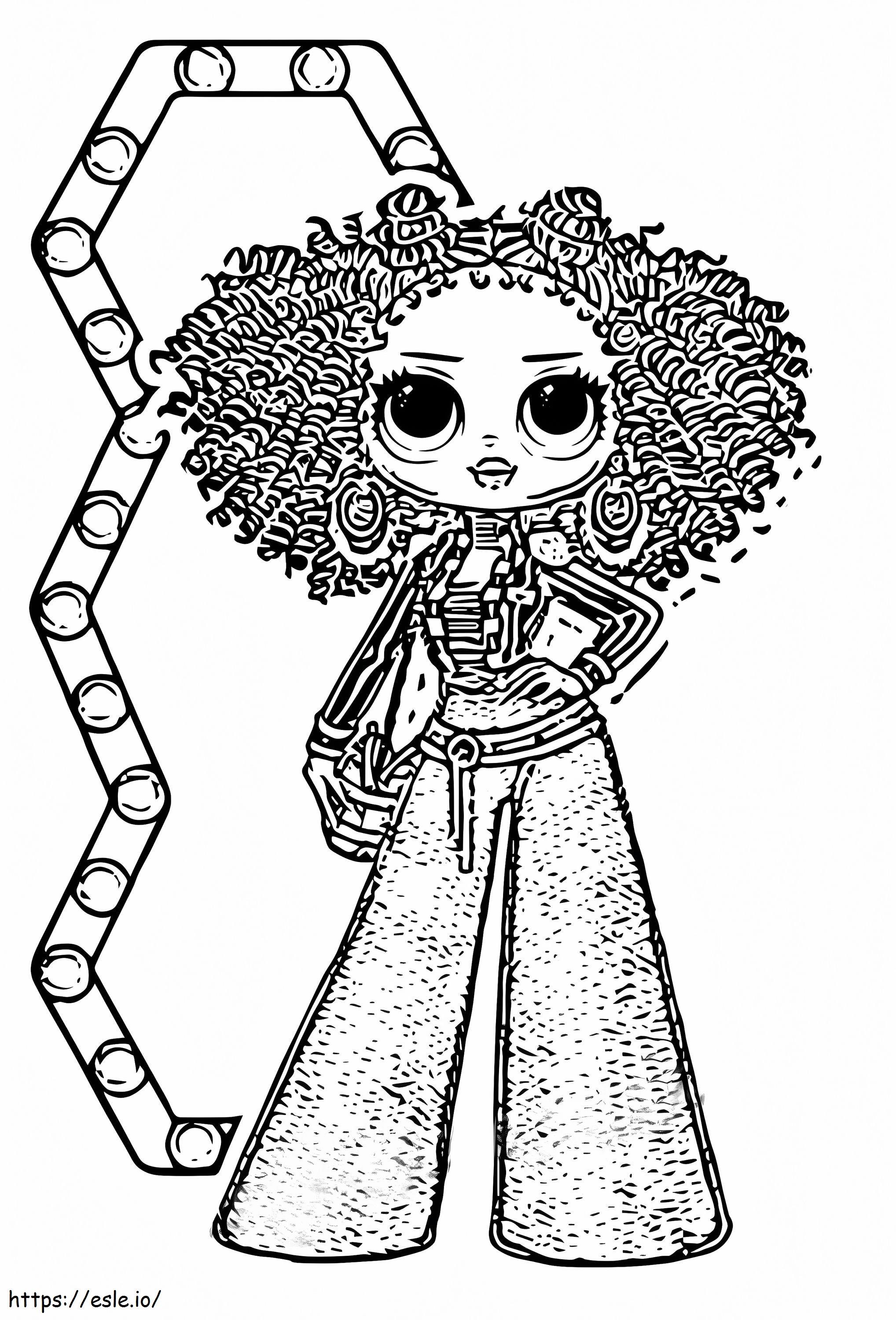 LOL OMG Royal Bee coloring page
