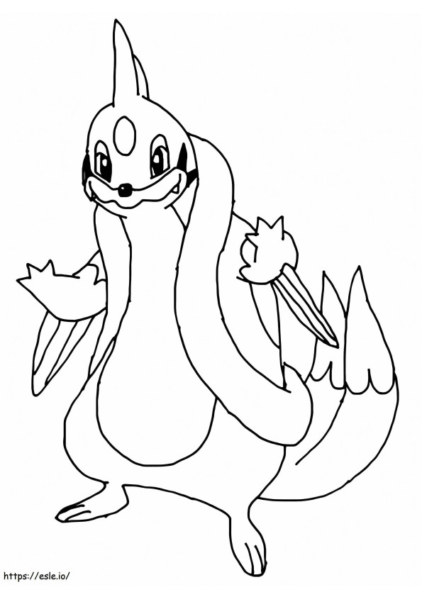 Pokémon Floatzel para impressão para colorir