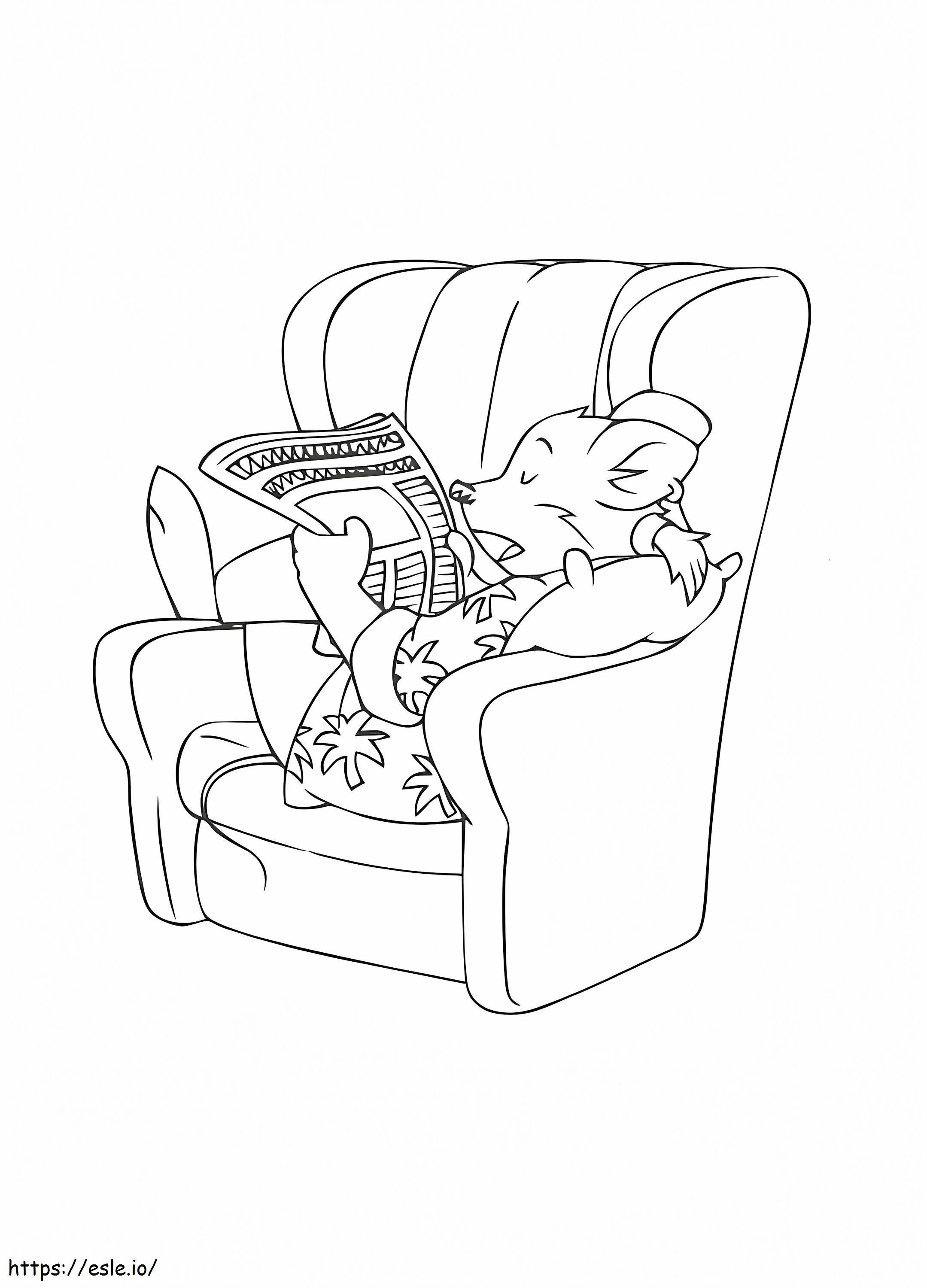 Trap From Geronimo Stilton coloring page
