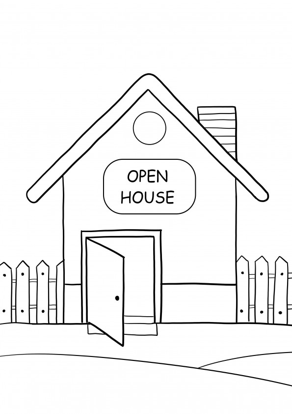 Open house sheet to print for free
