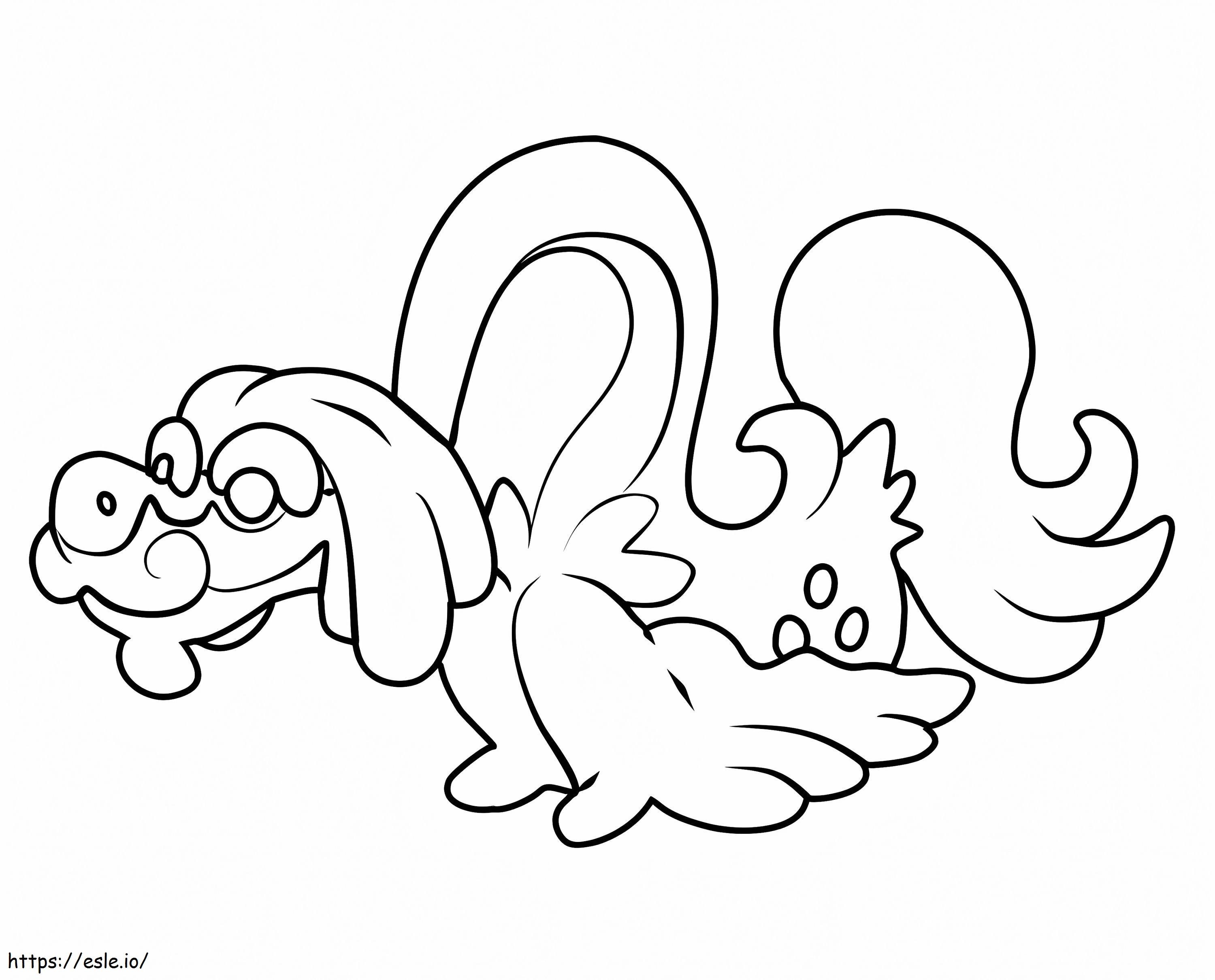 Drampa Pokemon coloring page