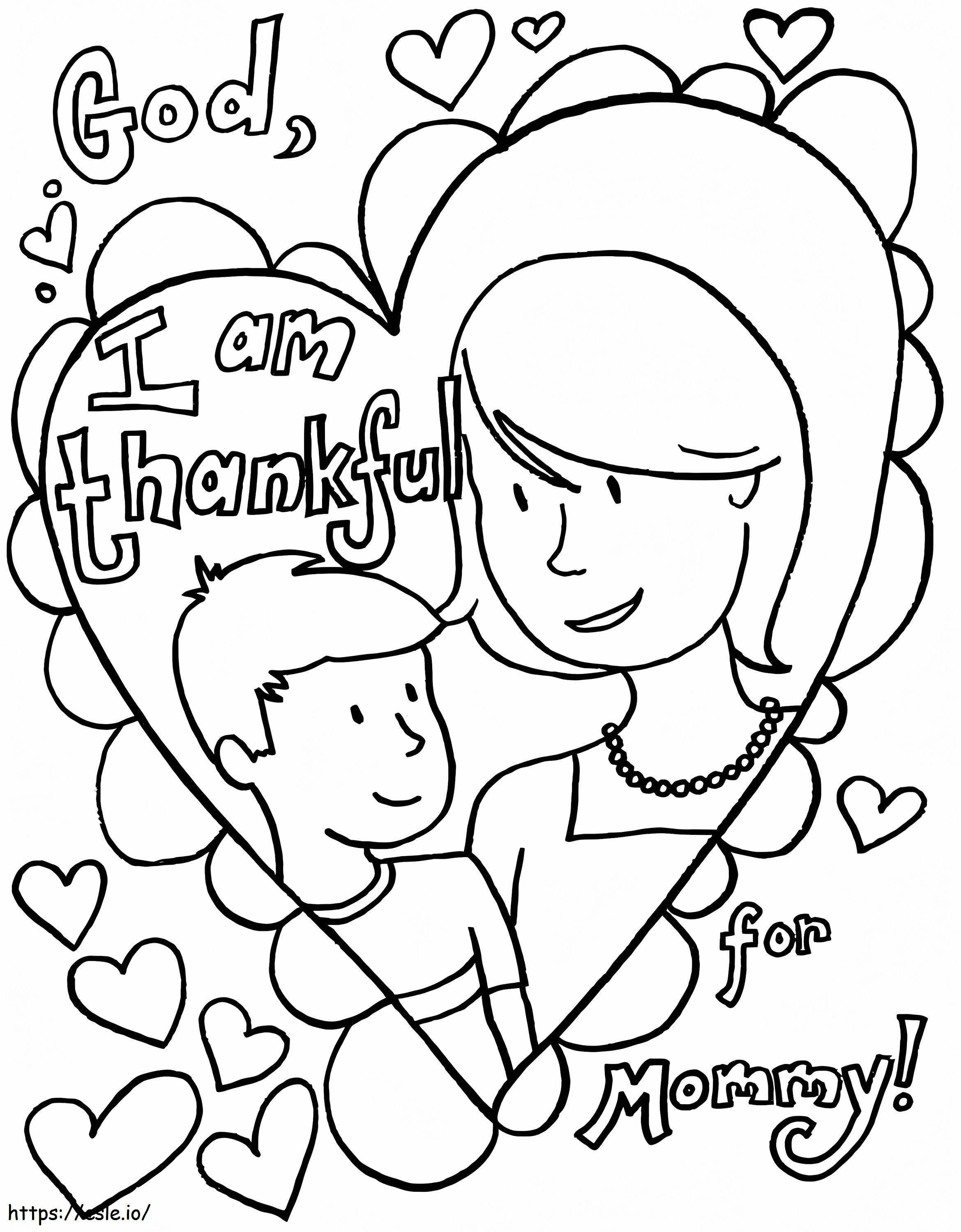 Happy Mothers Day 9 coloring page