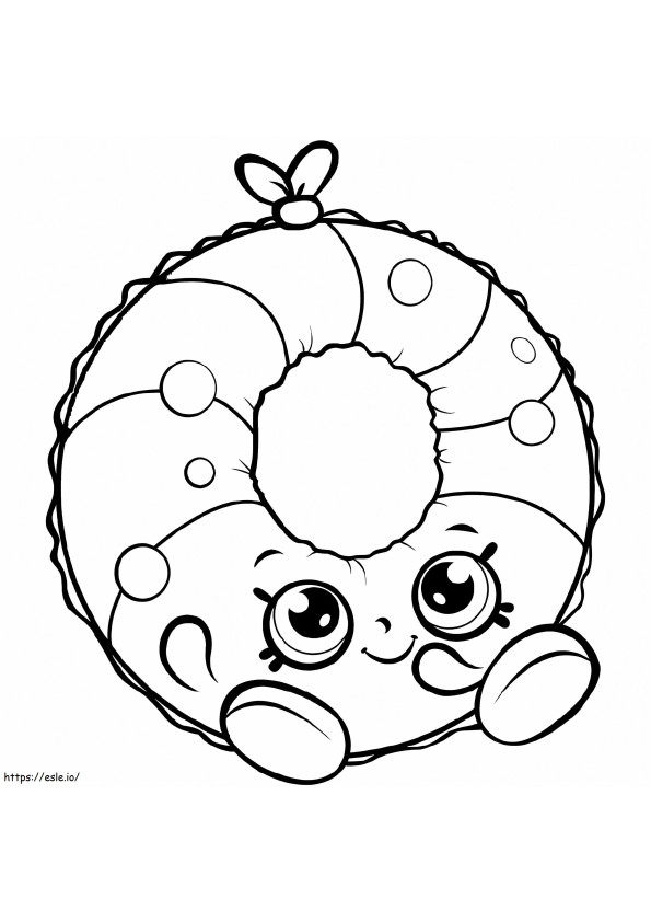 Polly Pop Ring Shopkin coloring page