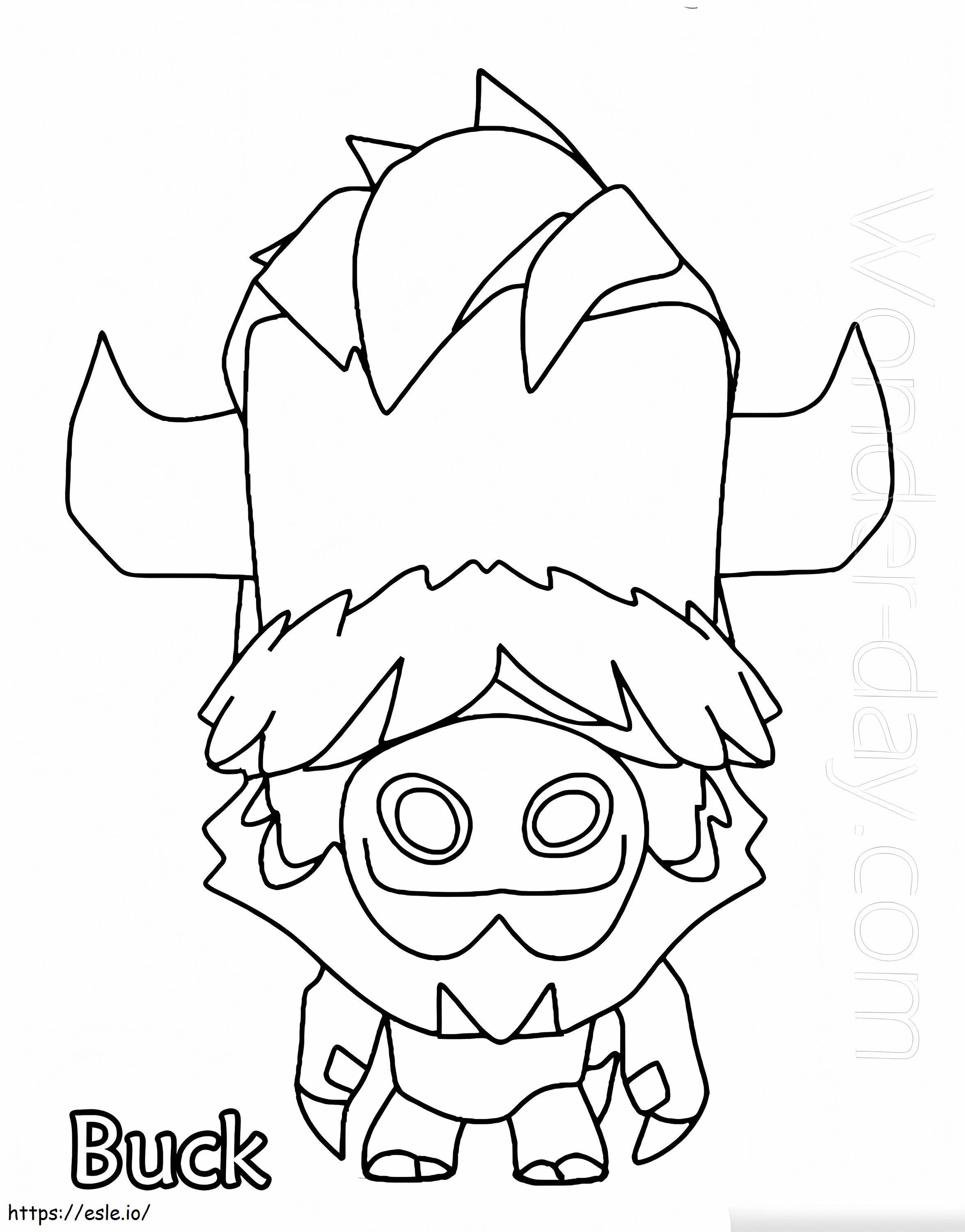 Buck Zooba para colorir
