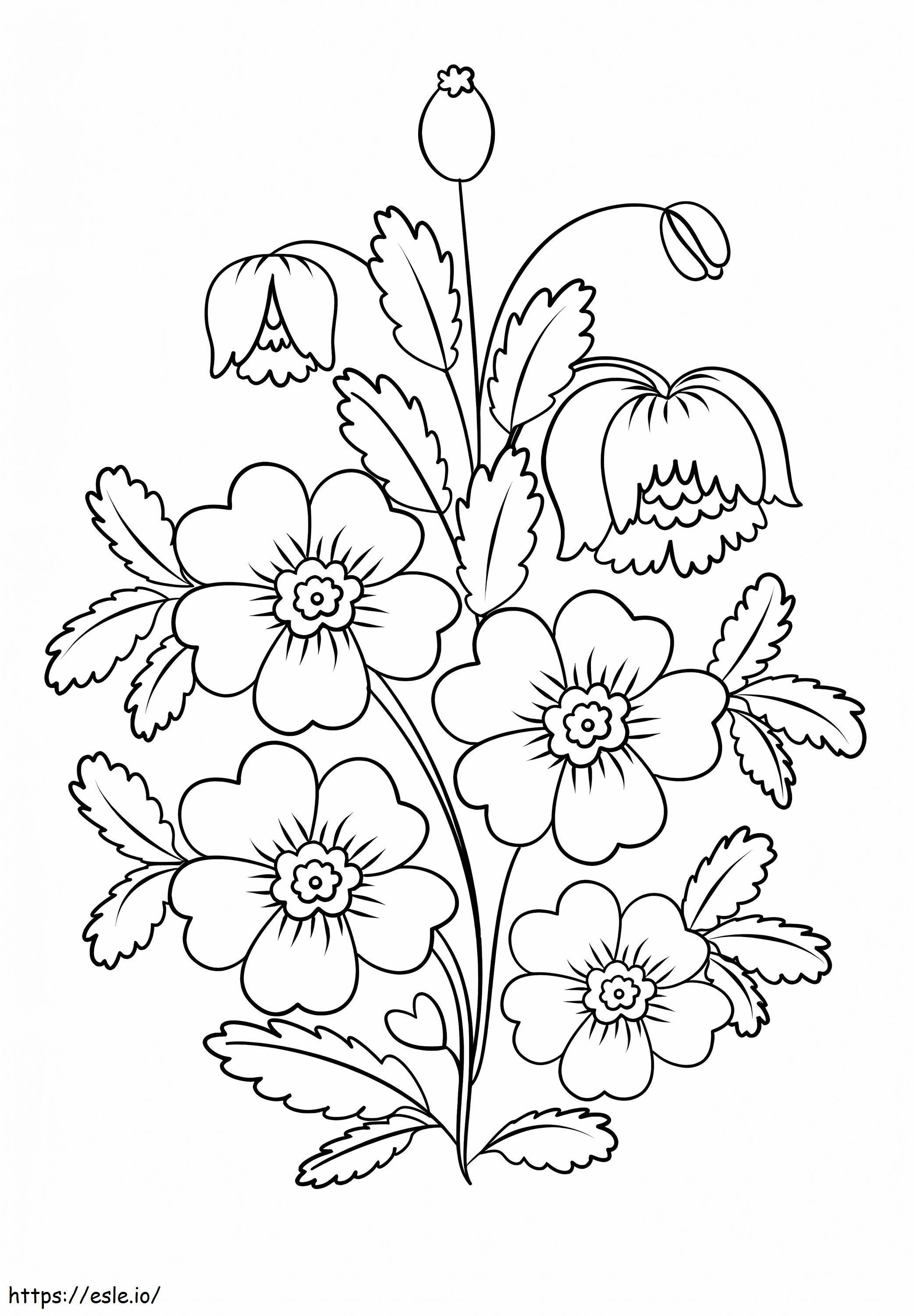 Petrykivka Çiçek Boyama boyama