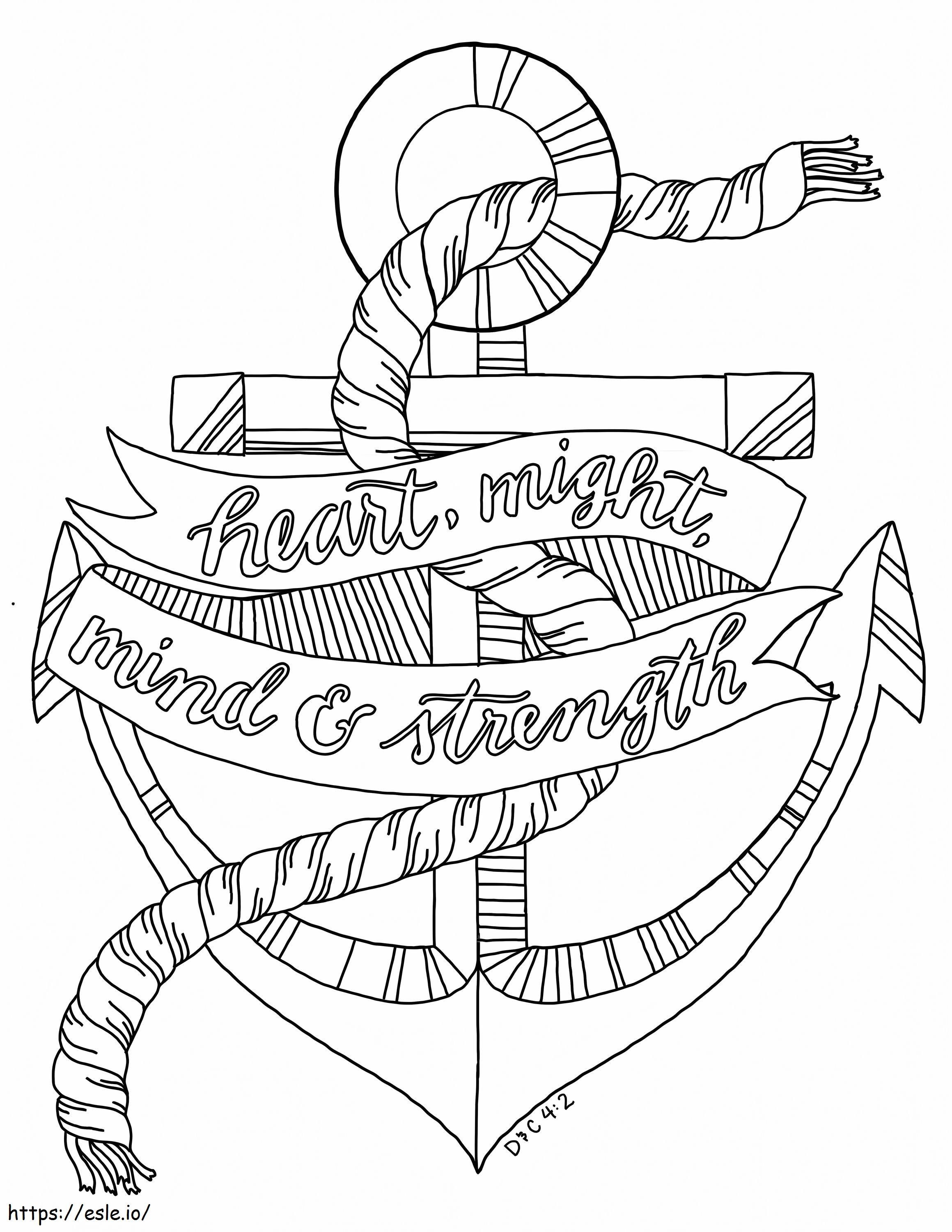Anchor Free Images coloring page