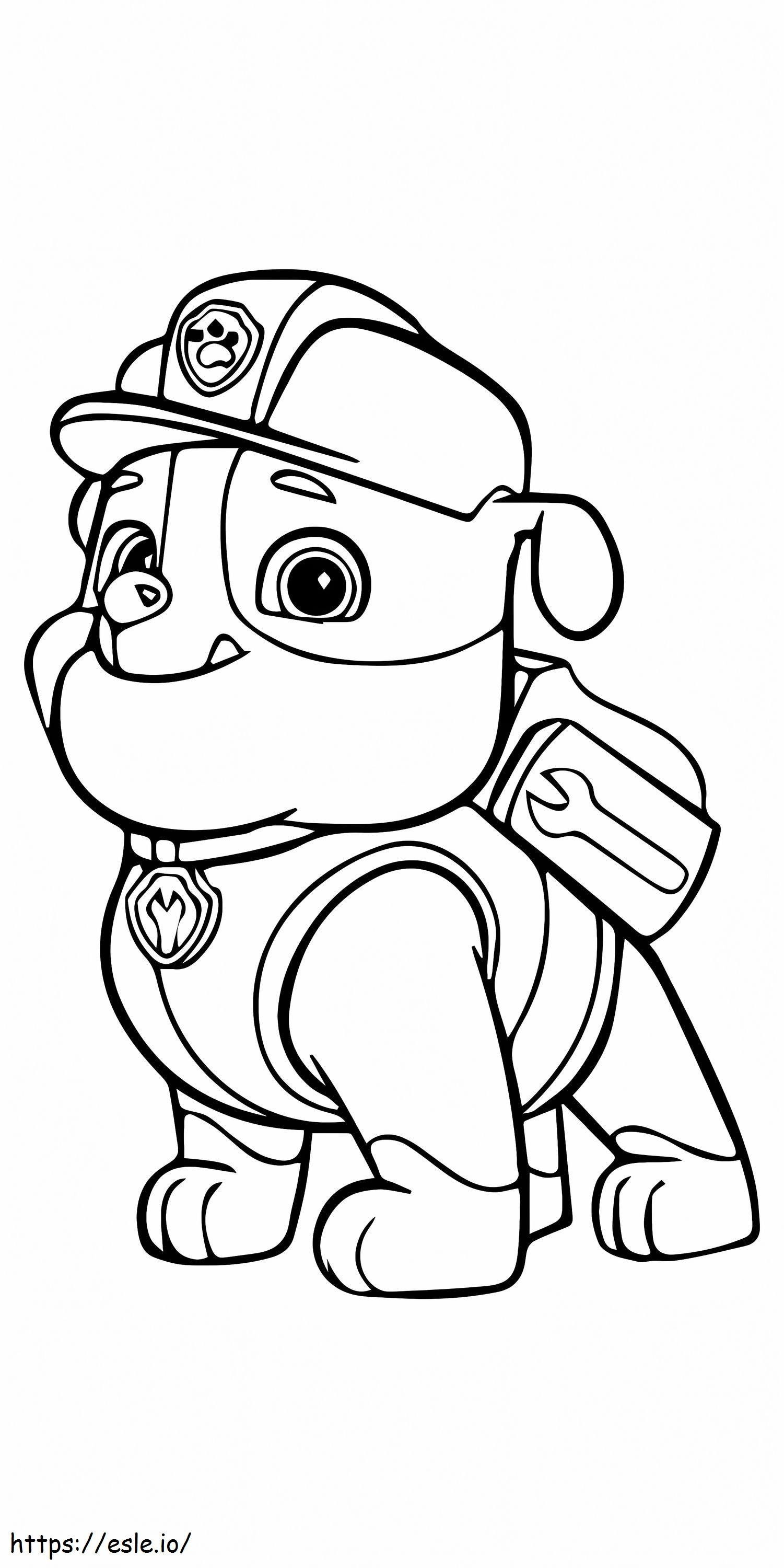 Paw Patrol Everest coloring page