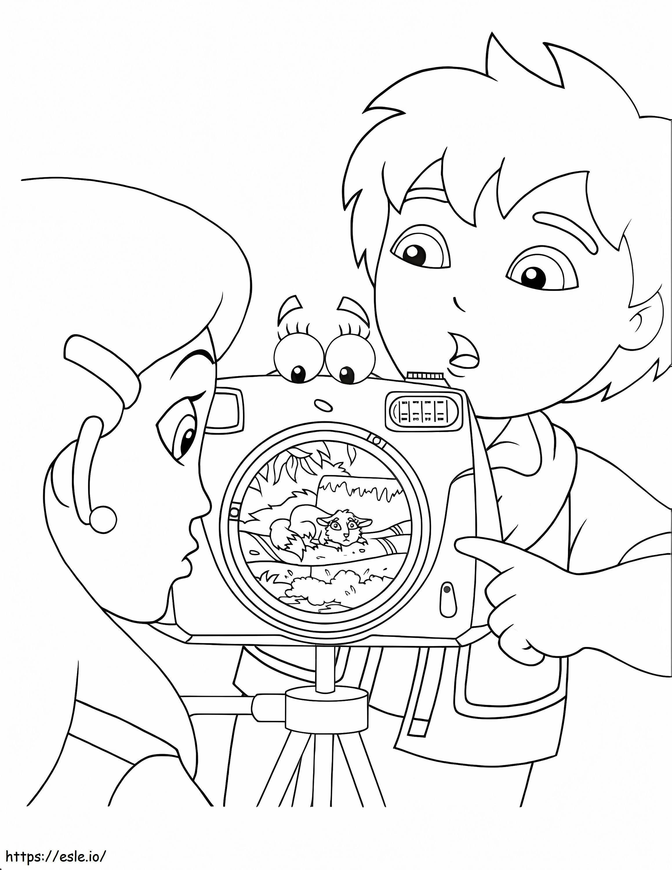 Diego Awesome coloring page
