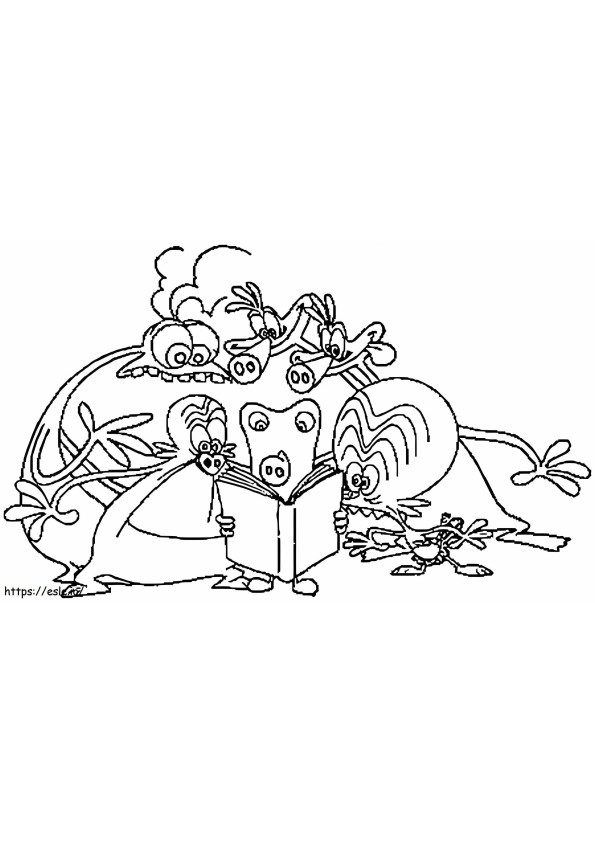 Free Space Goofs coloring page