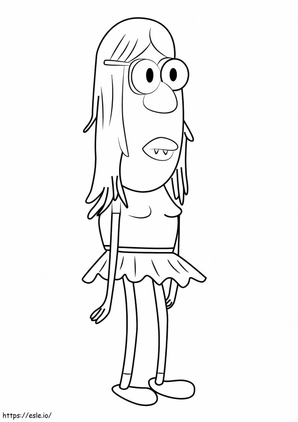 Mary From Uncle Grandpa coloring page