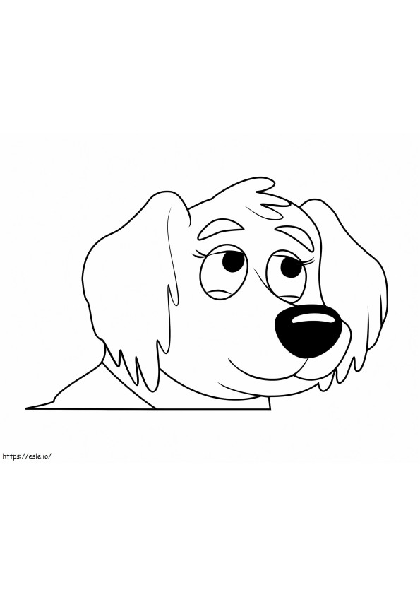 Miss Petunia From Pound Puppies coloring page