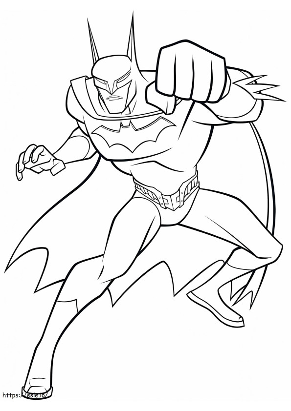 Batman Is Cool coloring page