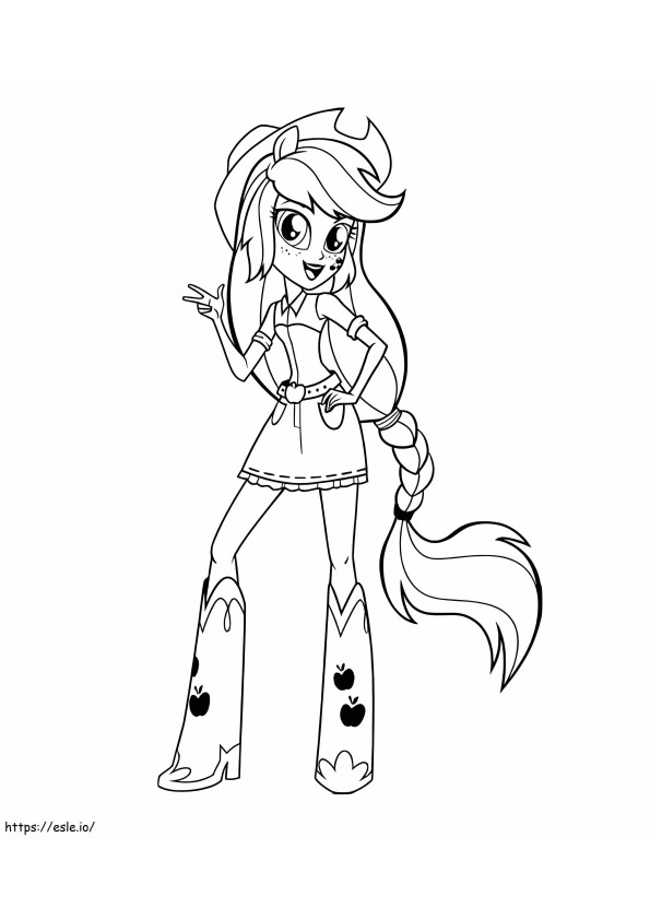Equestria Girls 5 coloring page