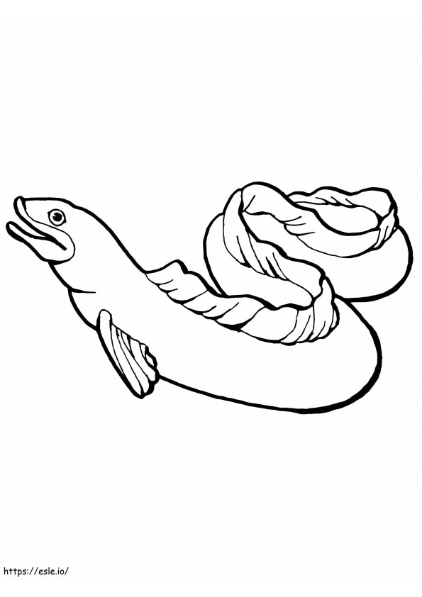 1555728187 Eel coloring page