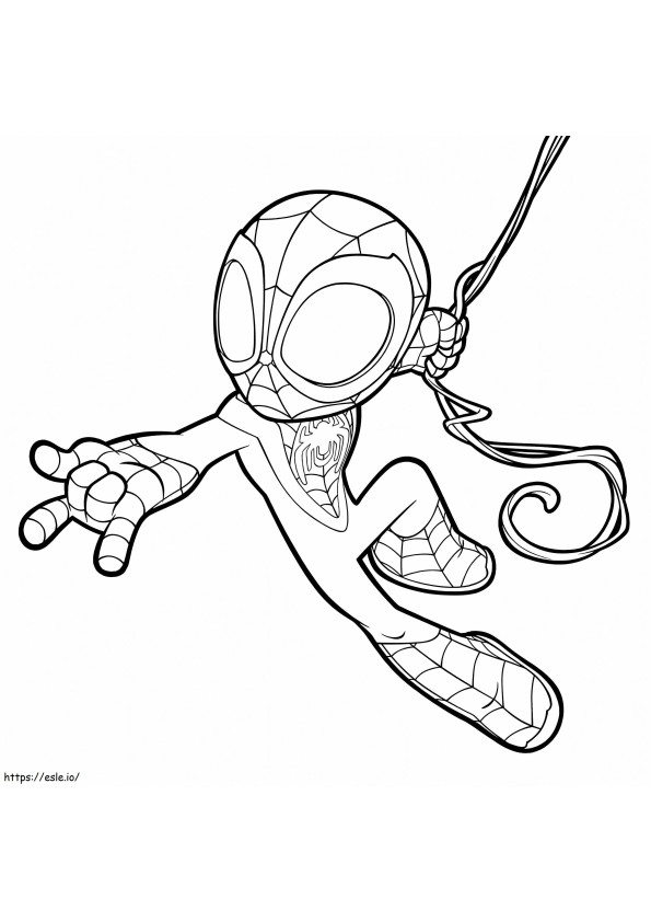 Coloriage Conception gratuite de Spiderman à imprimer dessin