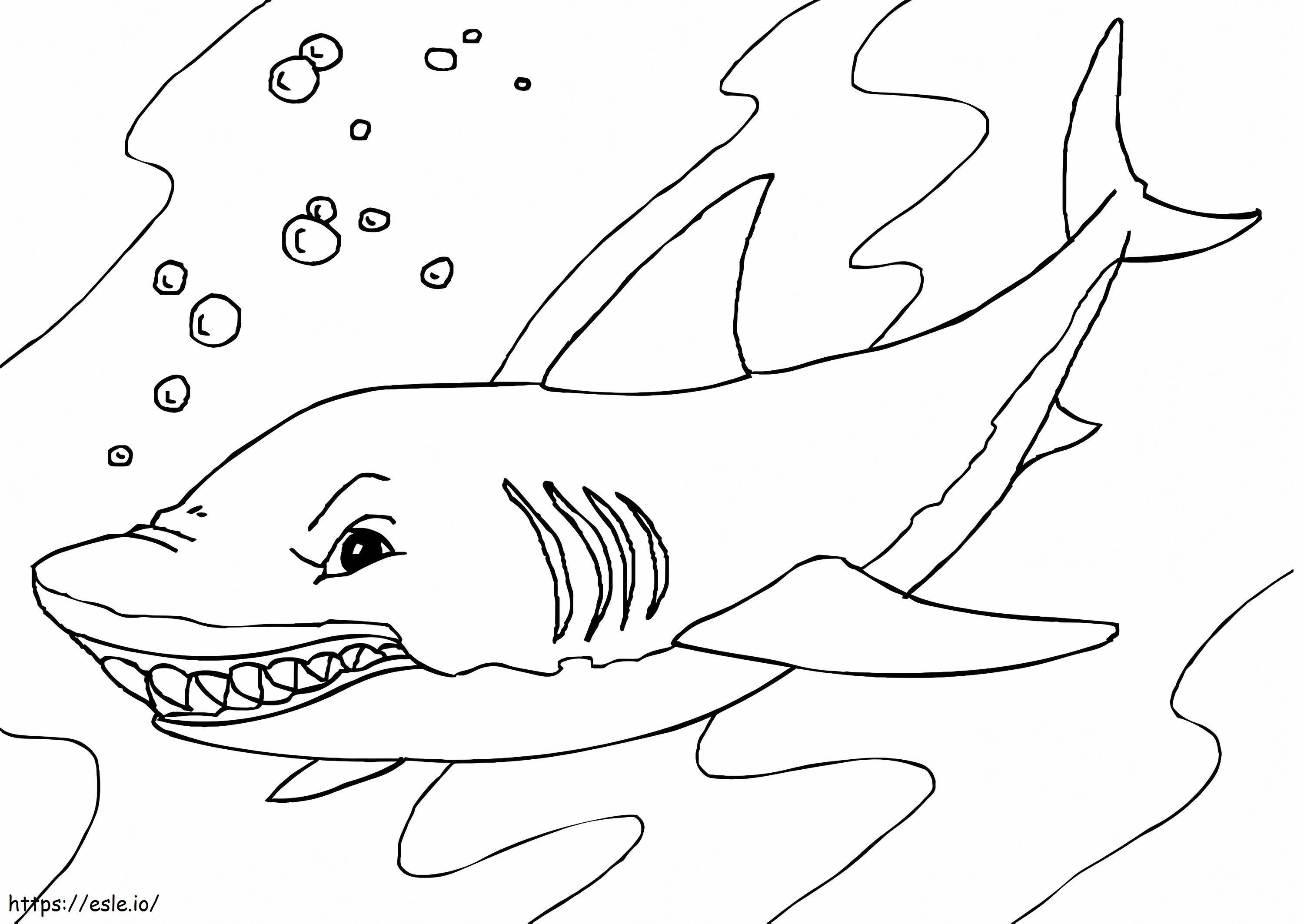 1541378601 ジンベエザメ サンノゼのサメのぬりえページ ぬりえ - 塗り絵