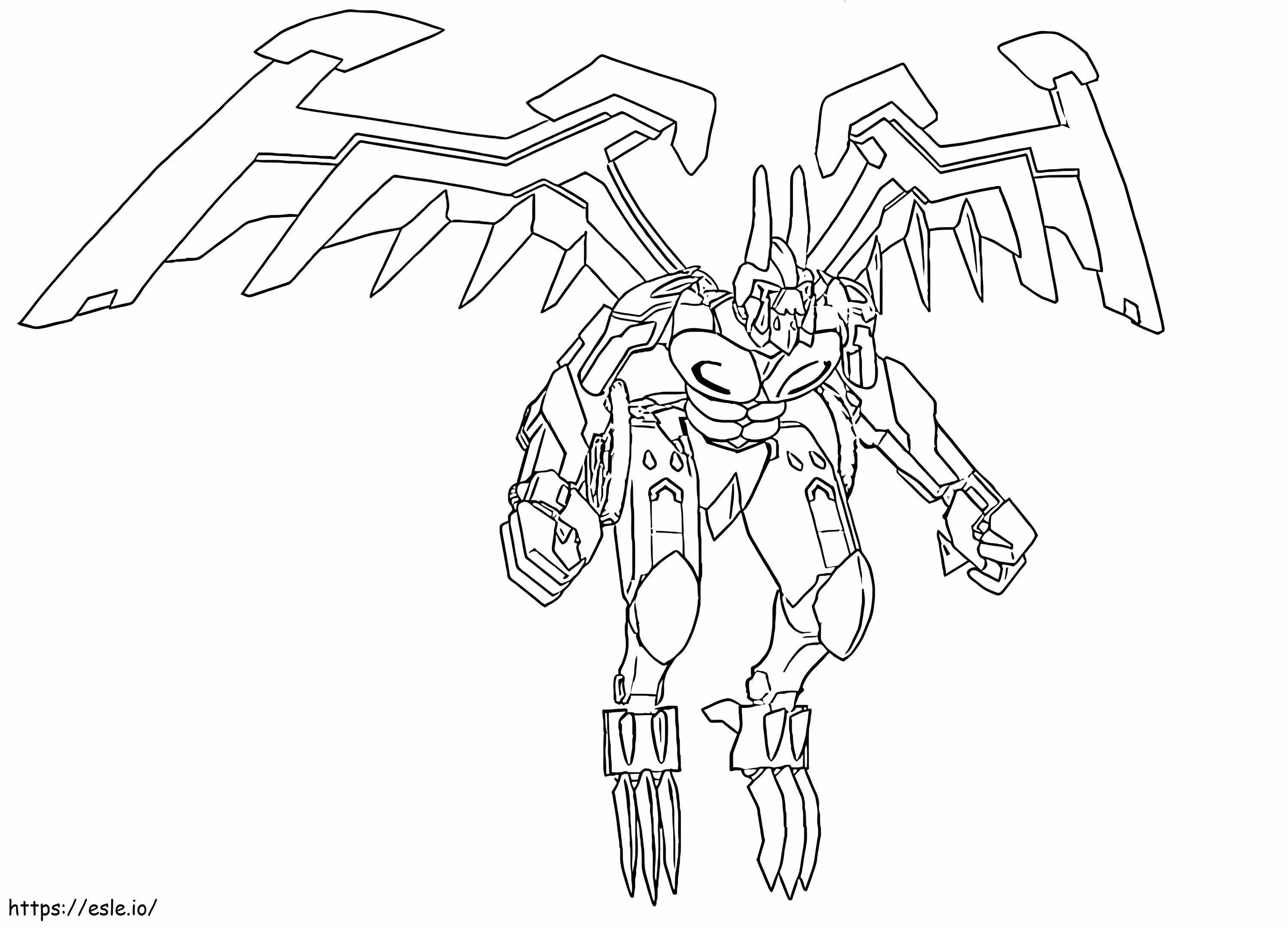 Flying Screechers Wild coloring page
