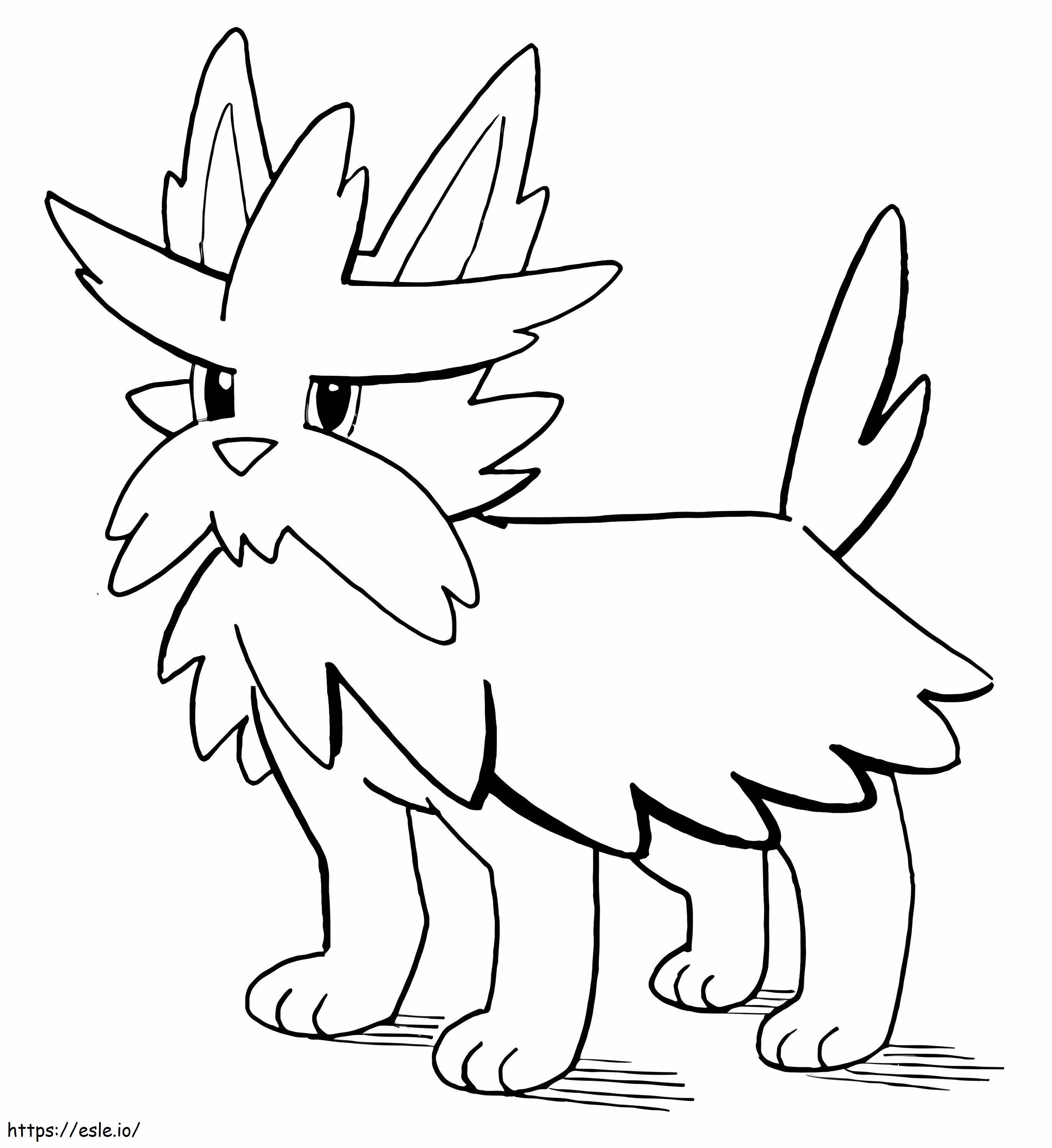 Herdier Pokemon 1 Coloring Page