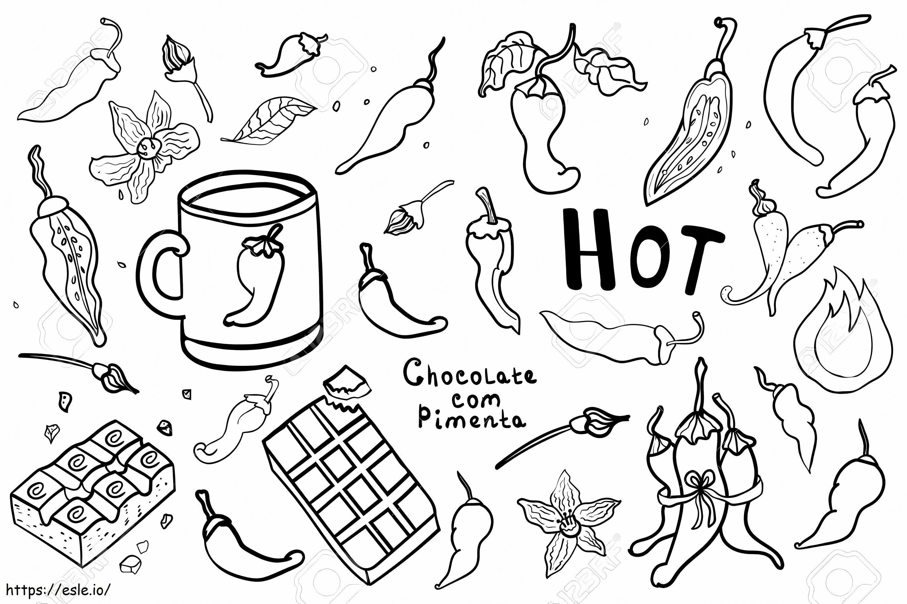 Good Chili coloring page