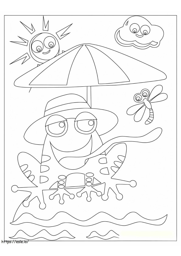 Reptiles And Amphibians coloring page