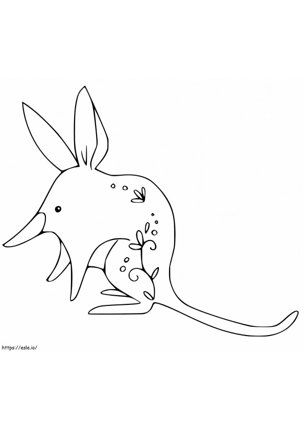 Abstract Bilby Art