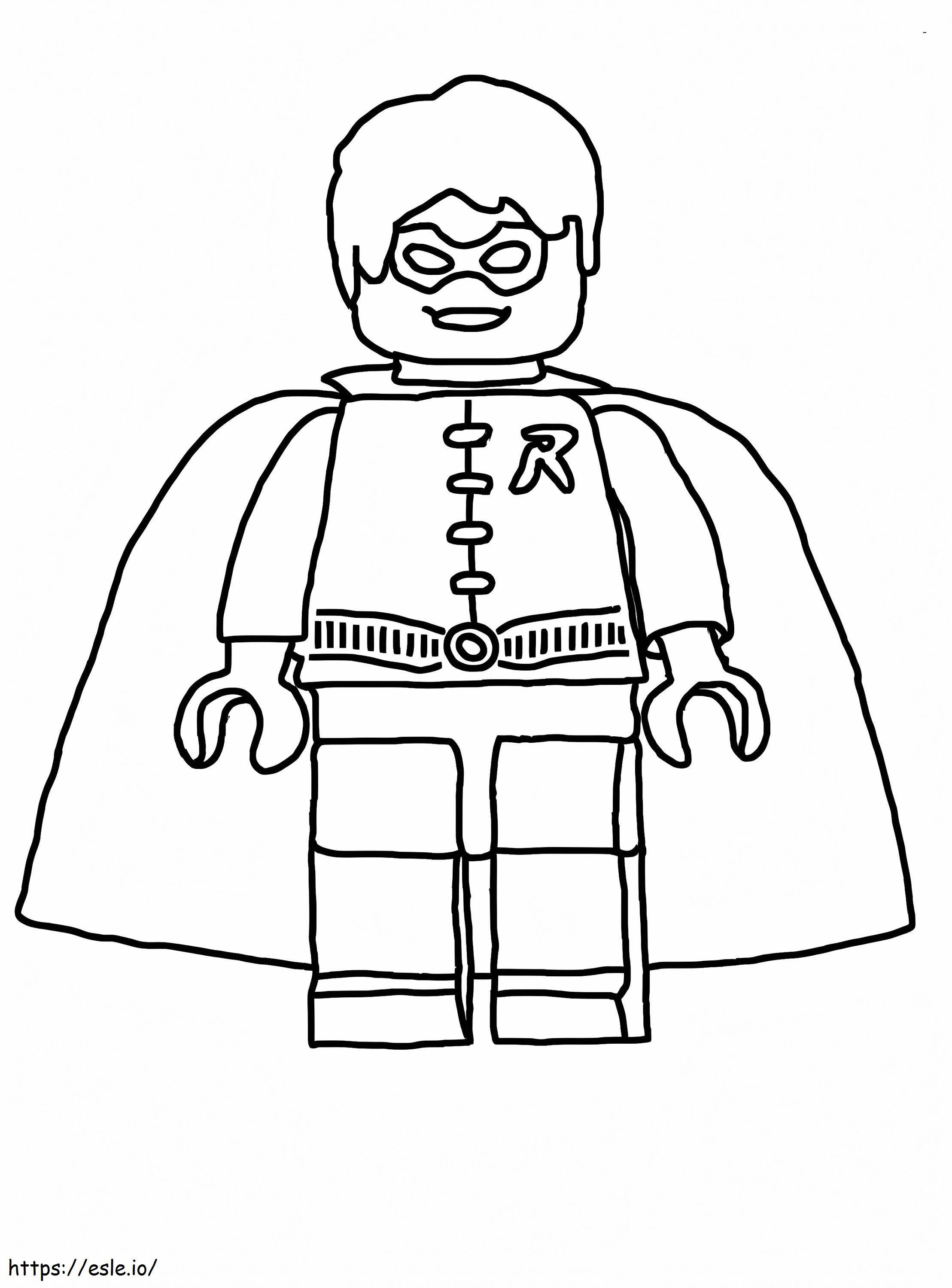 Niesamowity Robin z Lego kolorowanka