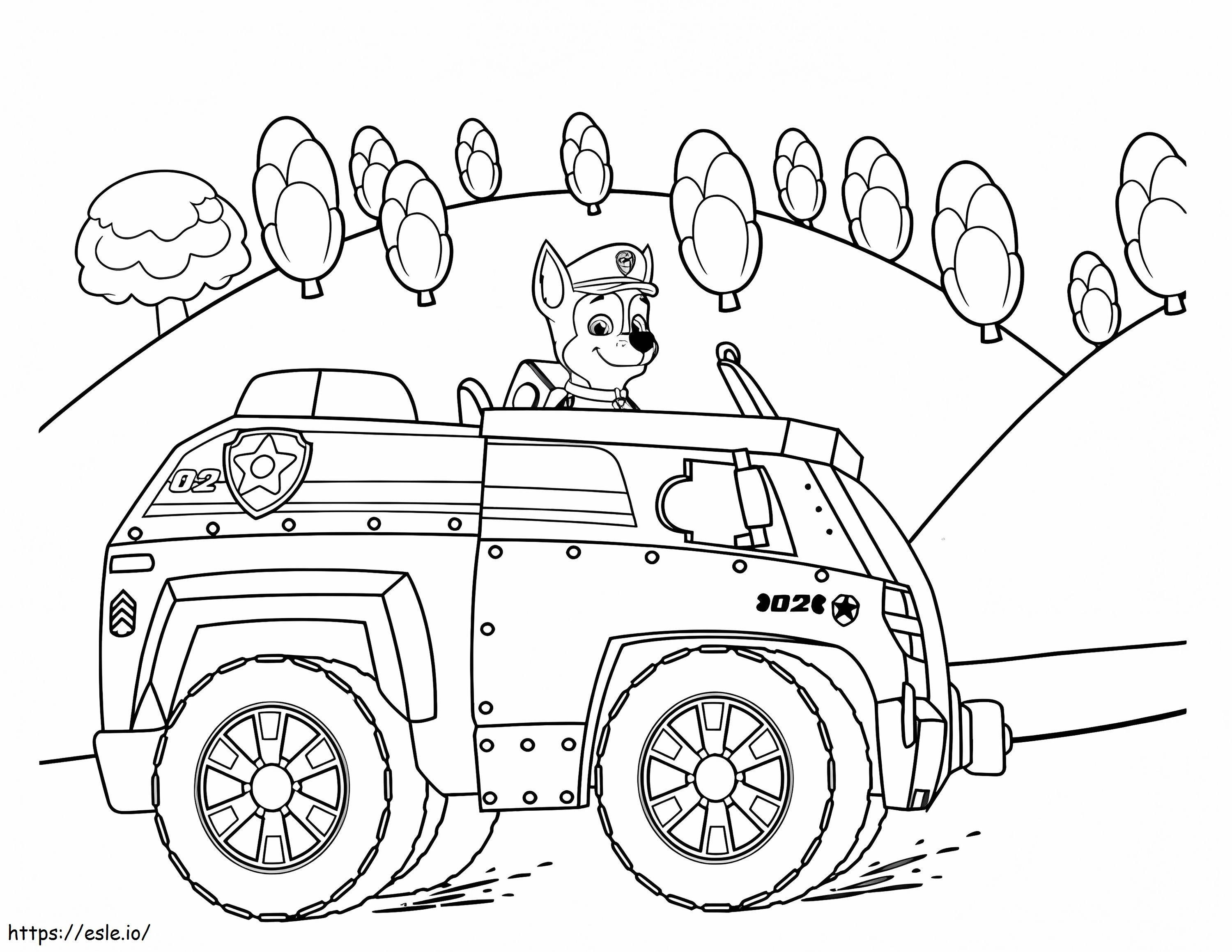 Chase Paw Patrol 14 coloring page