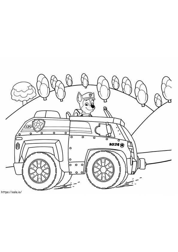 Chase Paw Patrol 14 coloring page