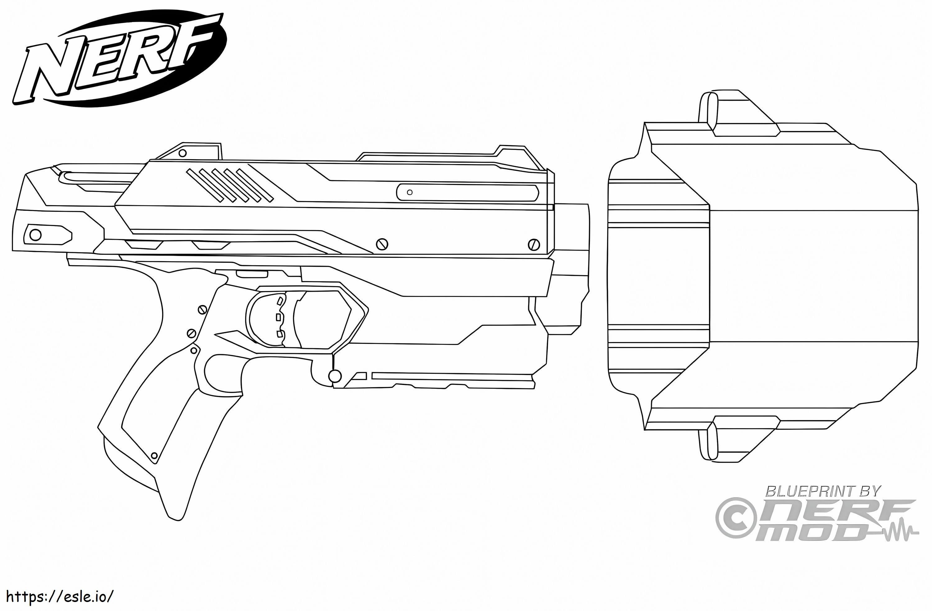 Nerf Gun 5 värityskuva