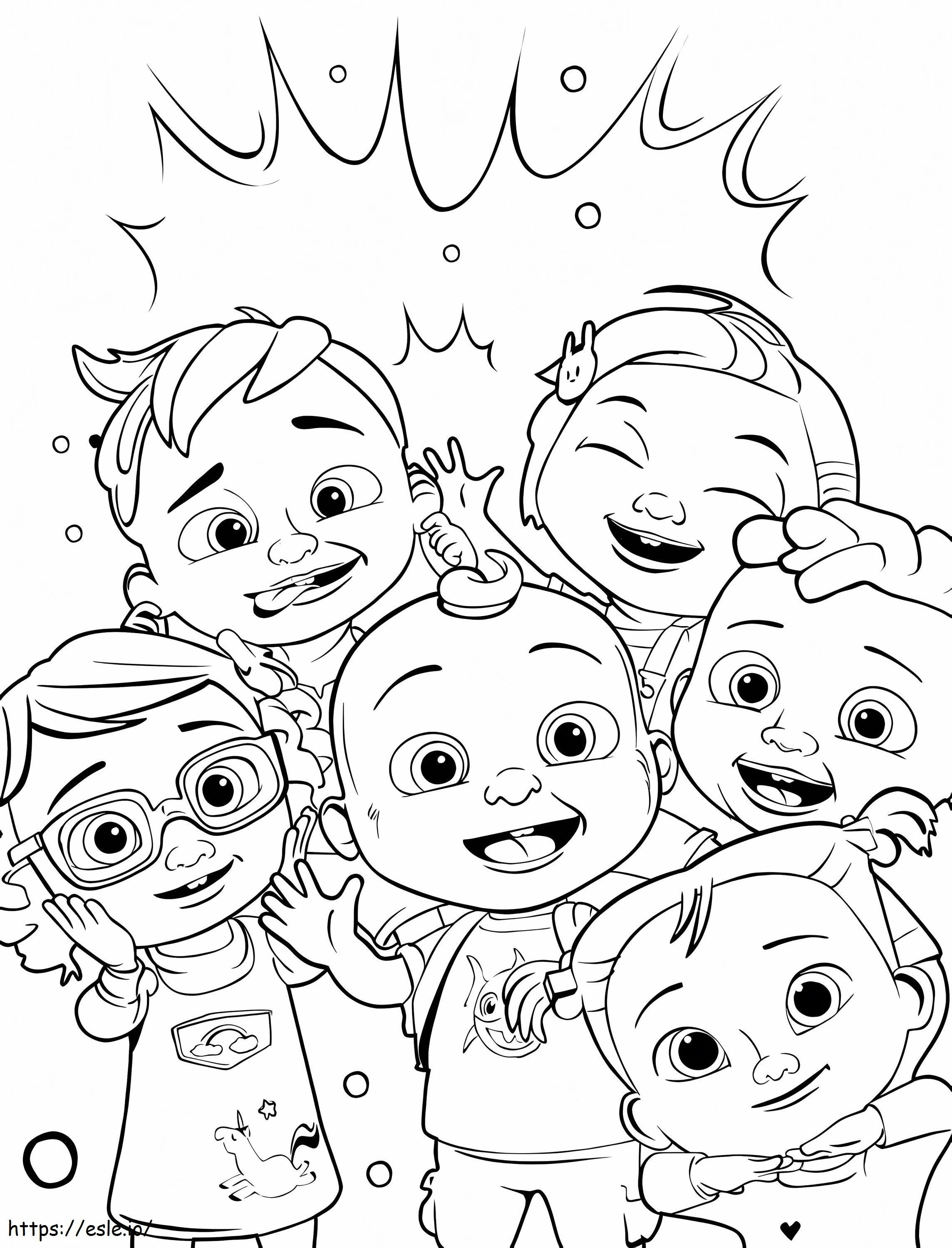 Johnny And Friends coloring page
