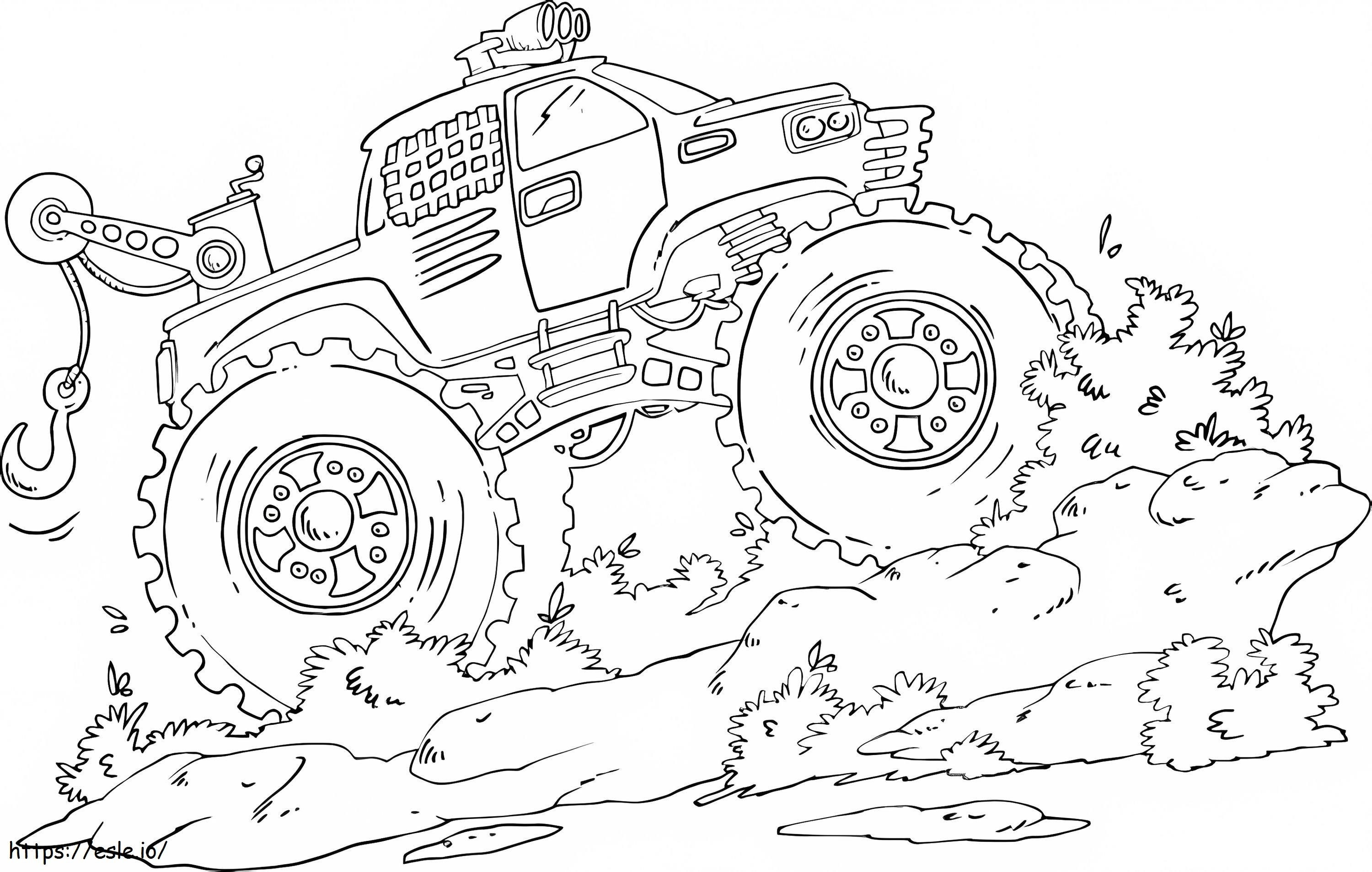 Monster Truck 11 coloring page