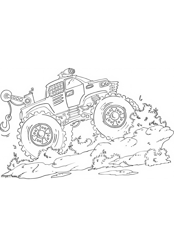 Monster Truck 11 coloring page