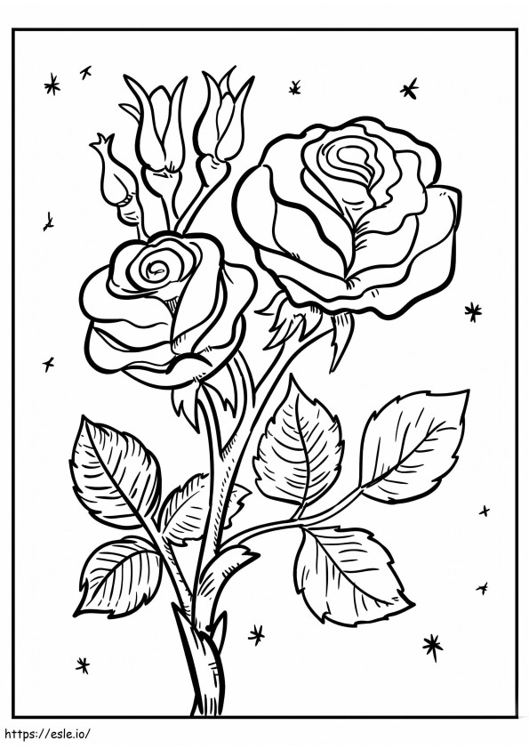 Big Flower coloring page