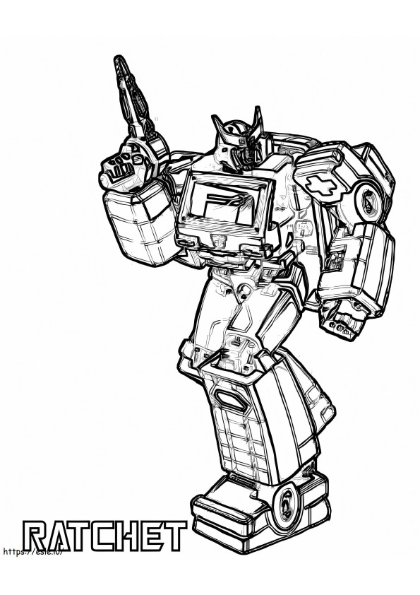 Transformers Ratchet kifestő