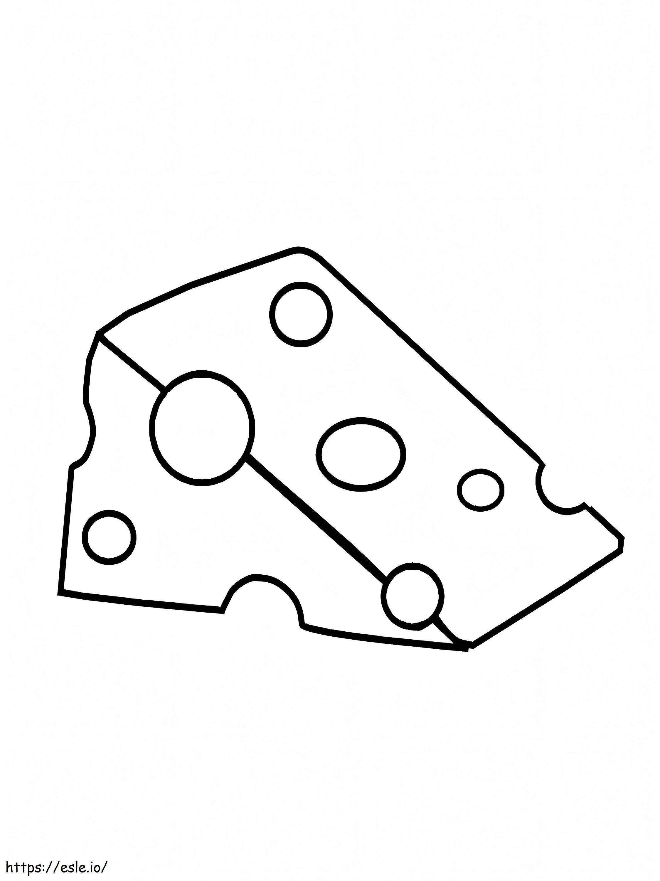 Normal Cheese coloring page