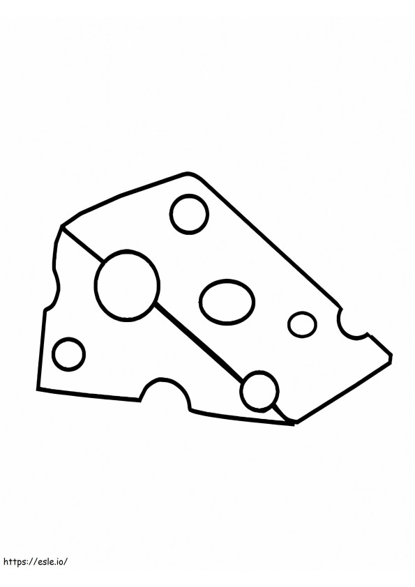 Normal Cheese coloring page