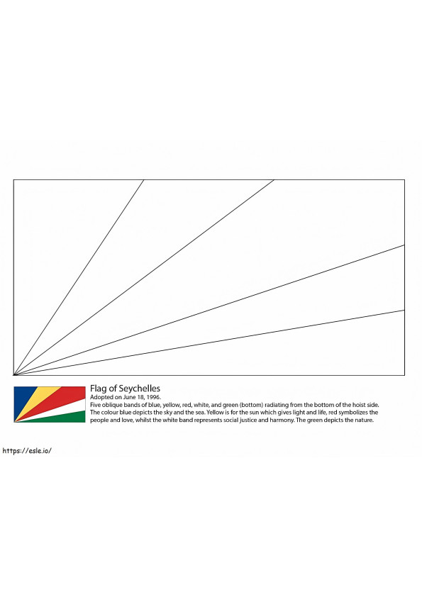 1598833021 Bandiera delle Seychelles da colorare