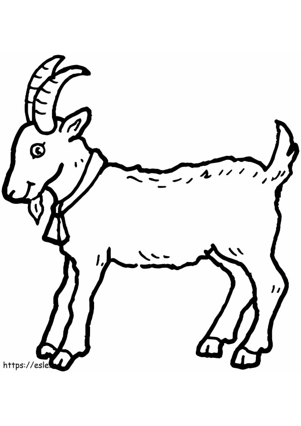 Podstawowa koza kolorowanka