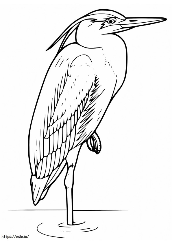 Heron 1 coloring page