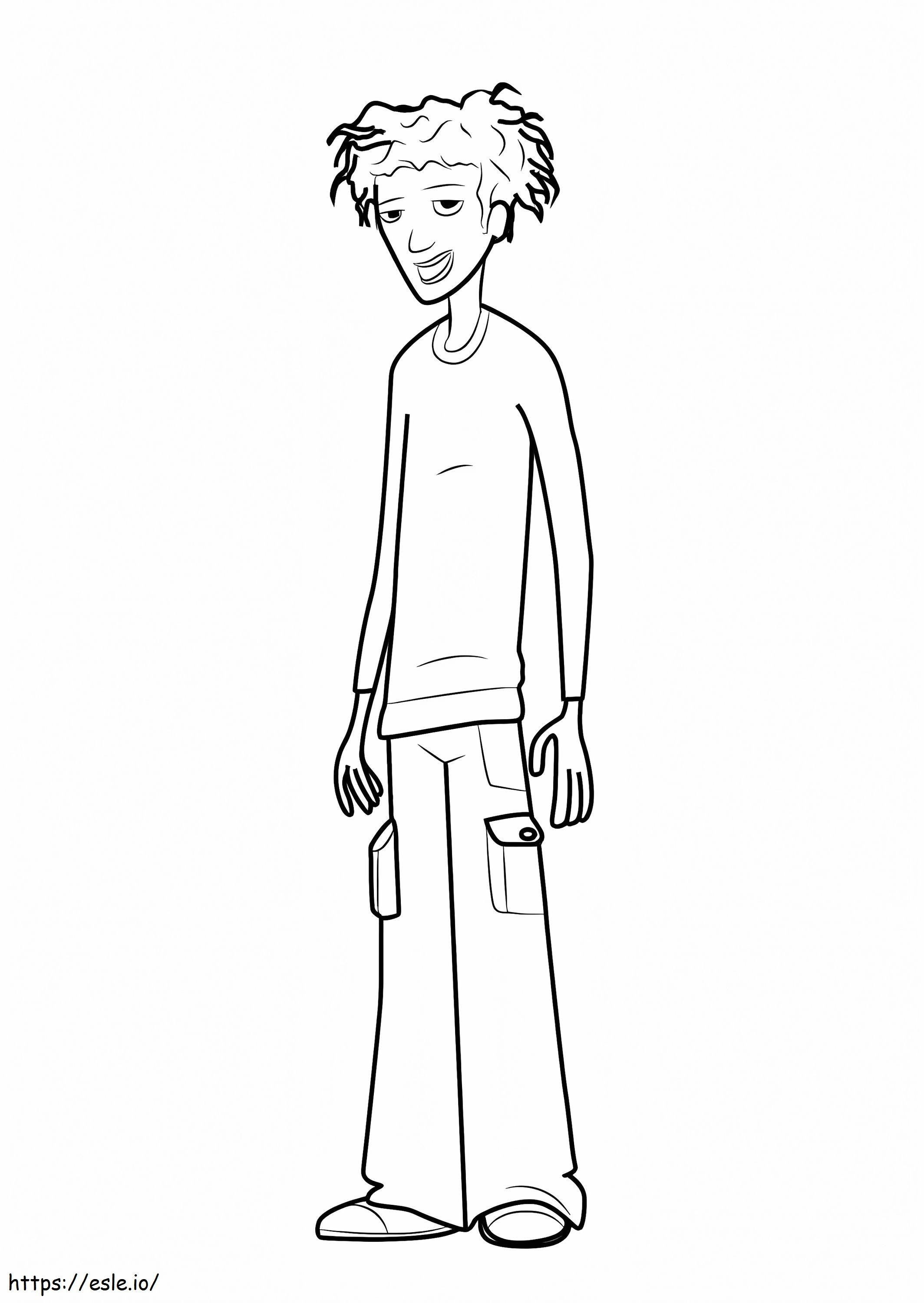 Wyatt Williams From 6Teen coloring page
