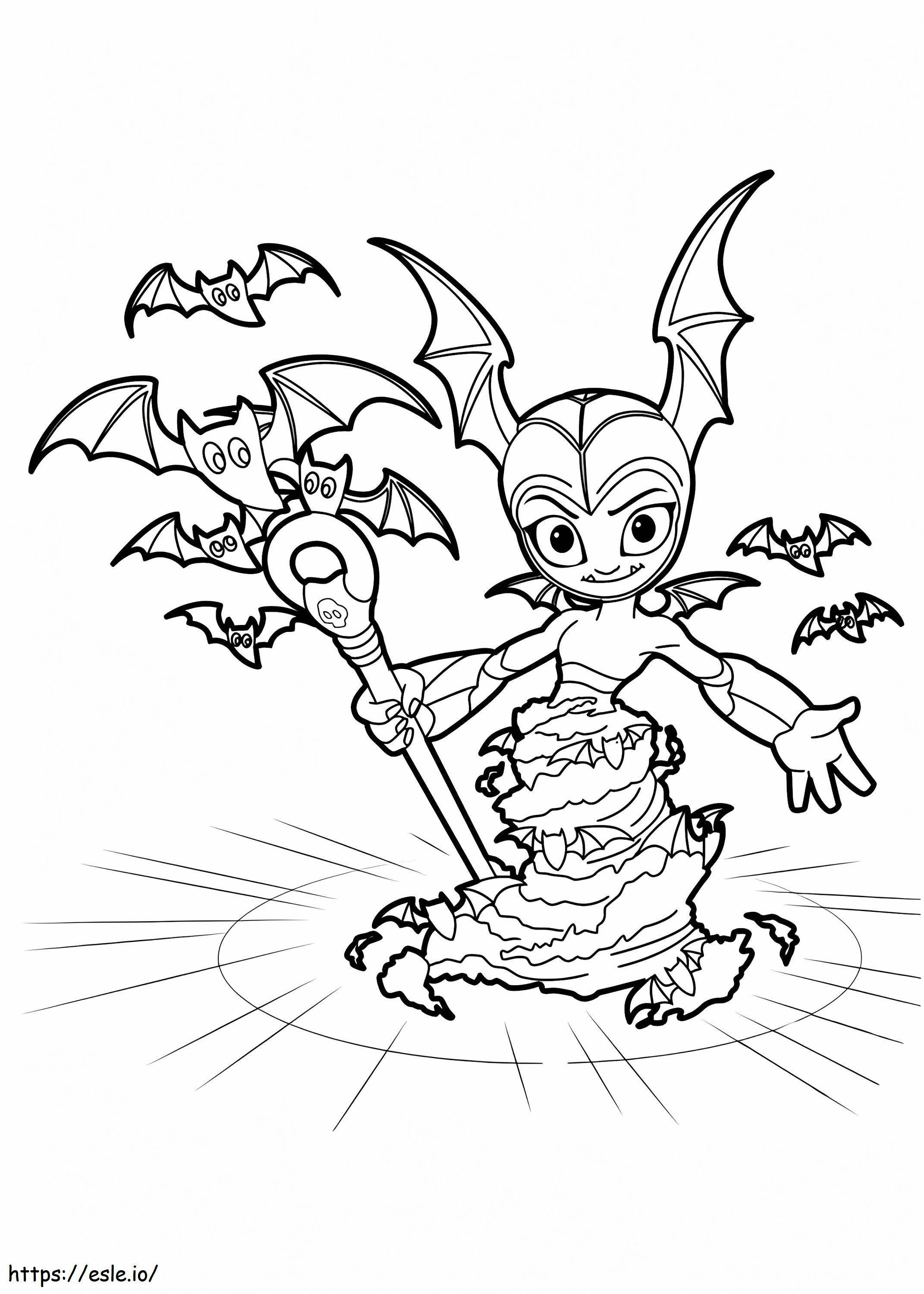 1536310550 Bat Spin A4 coloring page