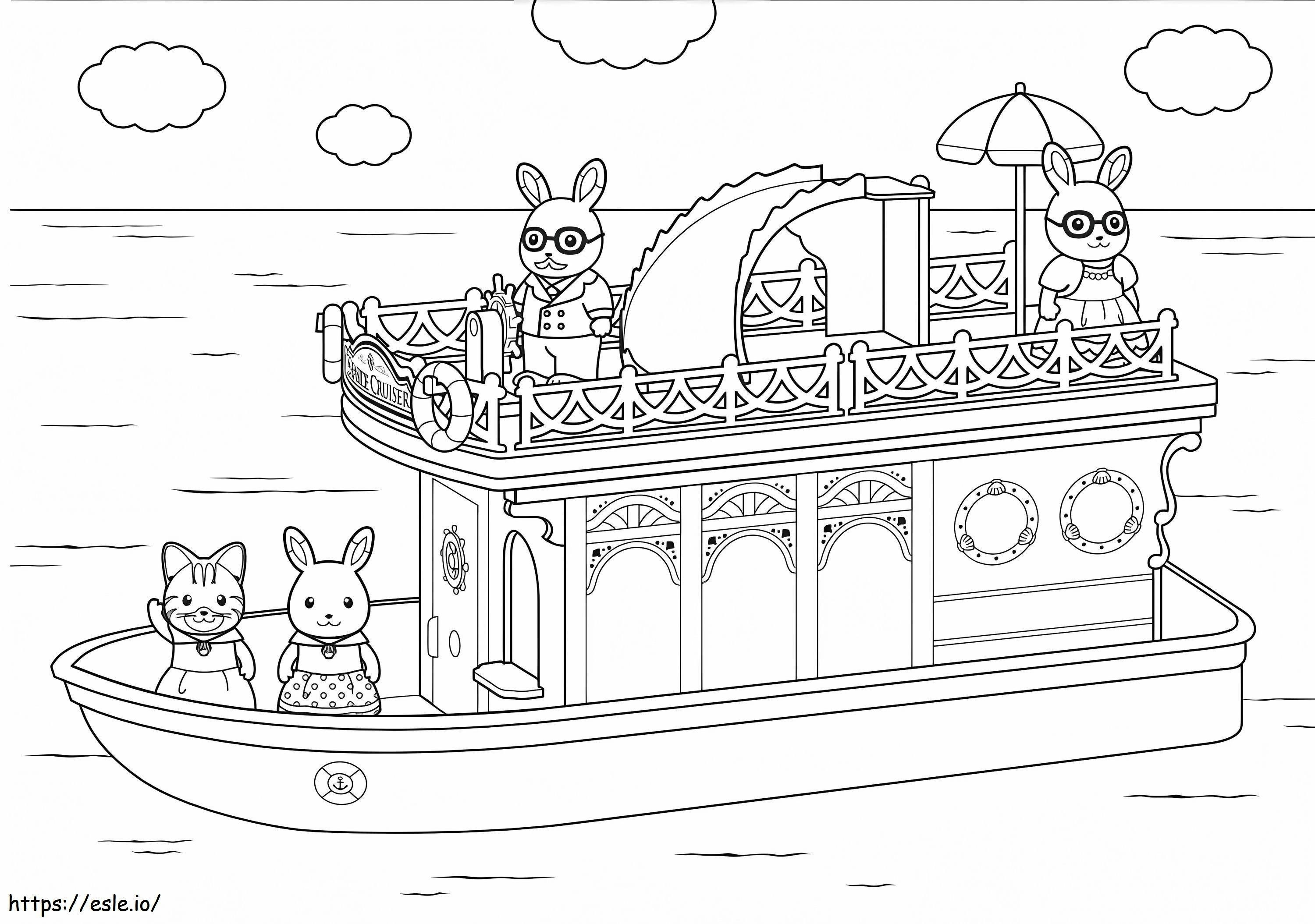 Sylvanian Families 16 coloring page
