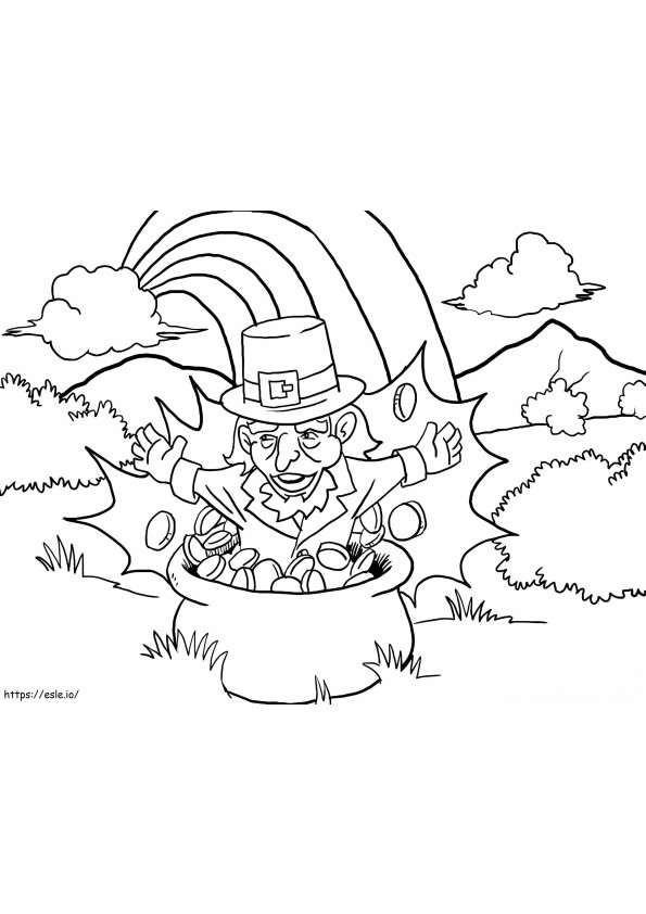 Pot Of Gold 12 coloring page