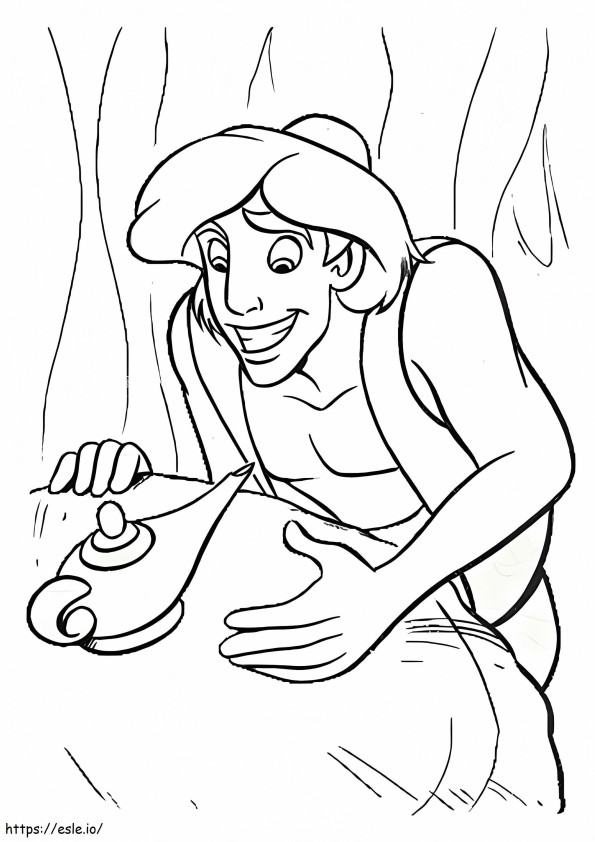 1527150331 The Aladdin A4 coloring page