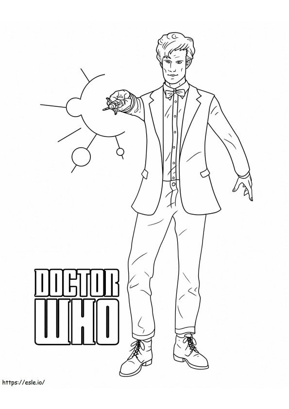 Coloriage Docteur Who 4 à imprimer dessin
