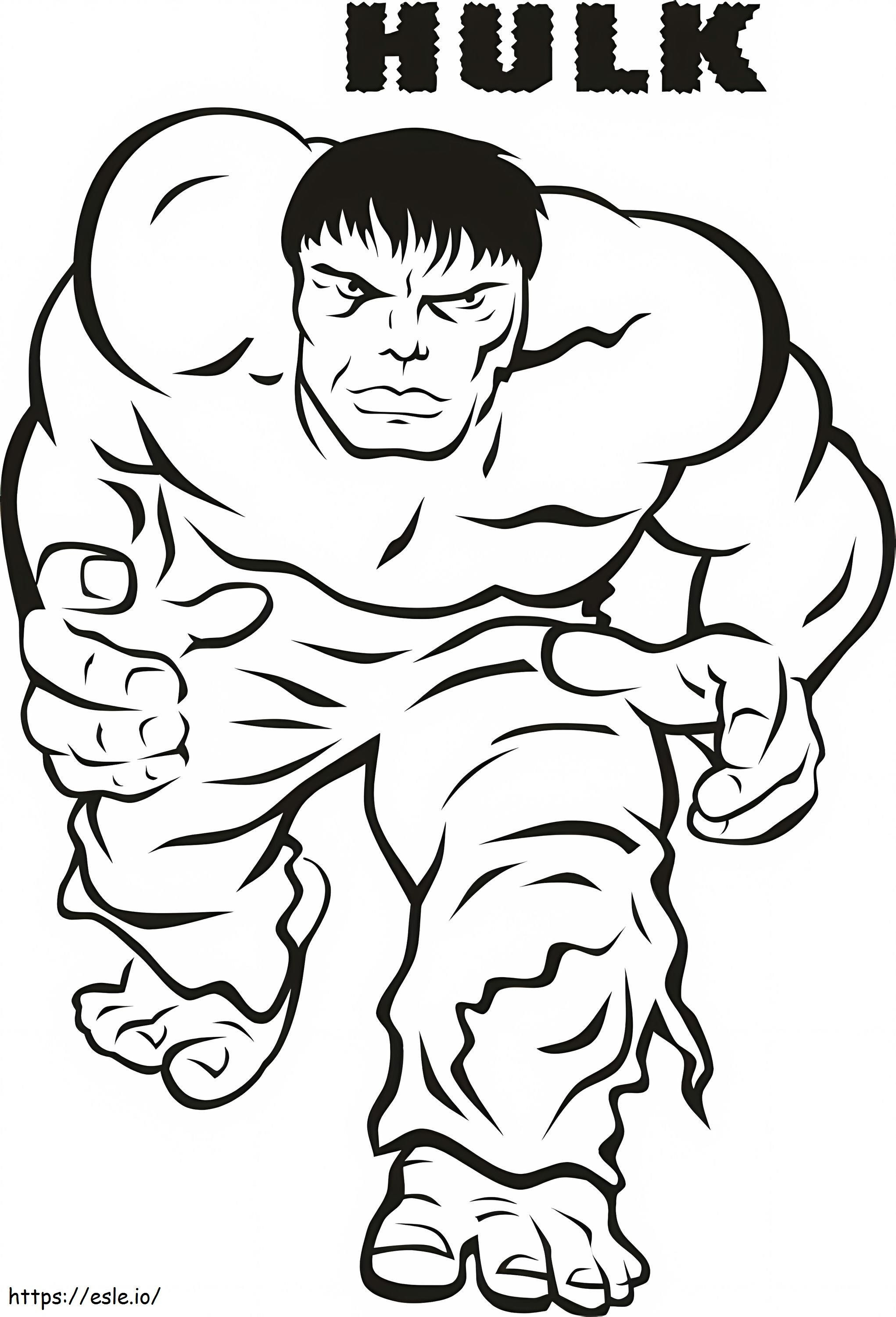 Hulk 10 da colorare