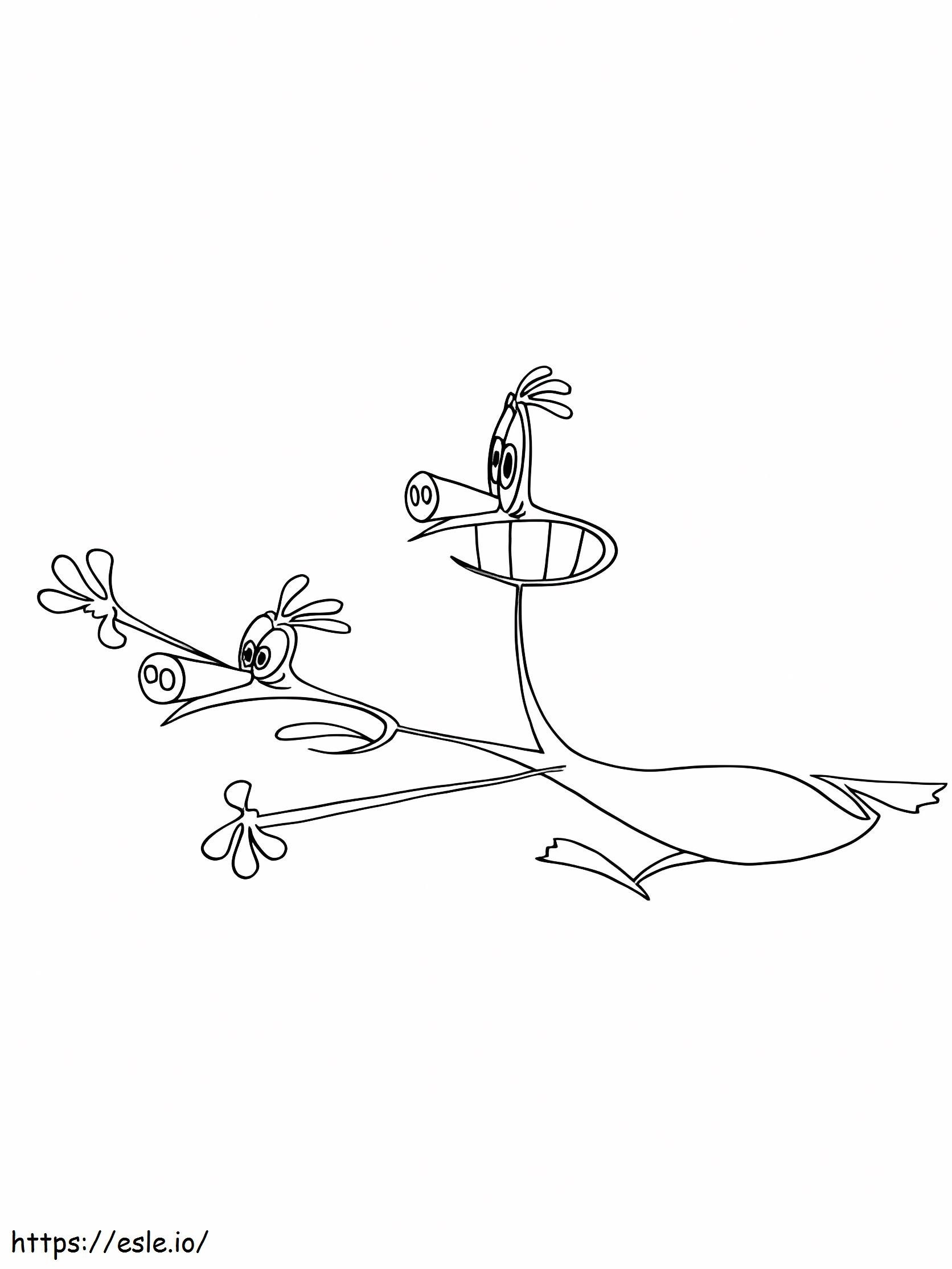 Running Stereo Monovici coloring page