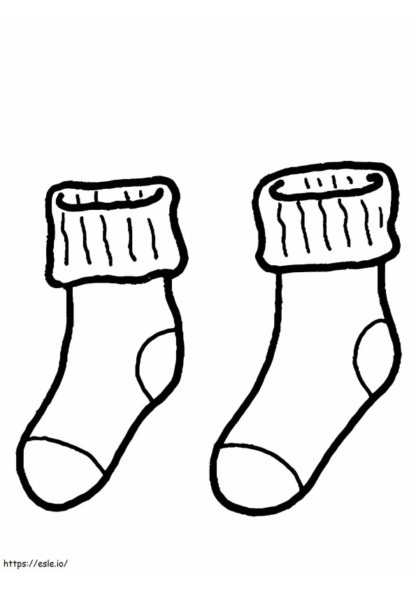 Good Socks coloring page